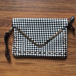 ALDO Checkered Clutch